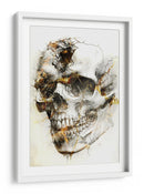 Ilustración de dibujo de calavera divertida 03 - Rafal Kulik | Cuadro decorativo de Canvas Lab