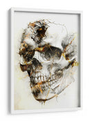 Ilustración de dibujo de calavera divertida 03 - Rafal Kulik | Cuadro decorativo de Canvas Lab