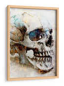 Ilustración de dibujo de calavera divertida 01 - Rafal Kulik | Cuadro decorativo de Canvas Lab