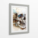 Ilustración de dibujo de calavera divertida 01 - Rafal Kulik | Cuadro decorativo de Canvas Lab