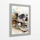 Ilustración de dibujo de calavera divertida 01 - Rafal Kulik | Cuadro decorativo de Canvas Lab