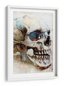 Ilustración de dibujo de calavera divertida 01 - Rafal Kulik | Cuadro decorativo de Canvas Lab