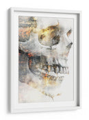 Ilustración de dibujo de calavera divertida 02 - Rafal Kulik | Cuadro decorativo de Canvas Lab