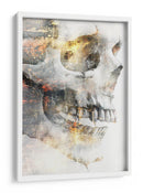 Ilustración de dibujo de calavera divertida 02 - Rafal Kulik | Cuadro decorativo de Canvas Lab