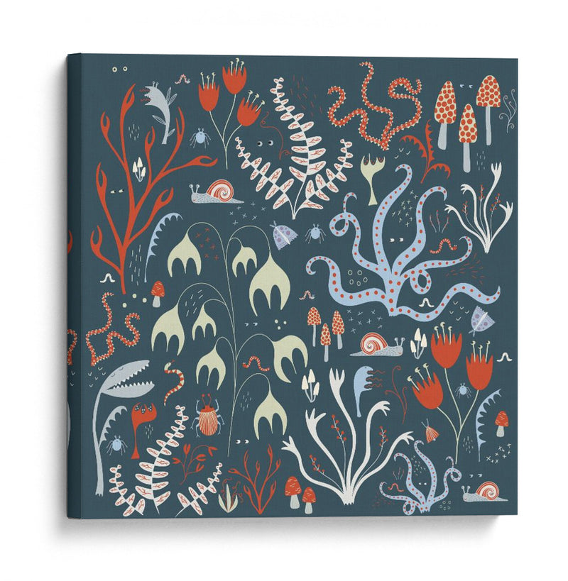 Bosque de plantas carnívoras - Nic Squirrell | Cuadro decorativo de Canvas Lab