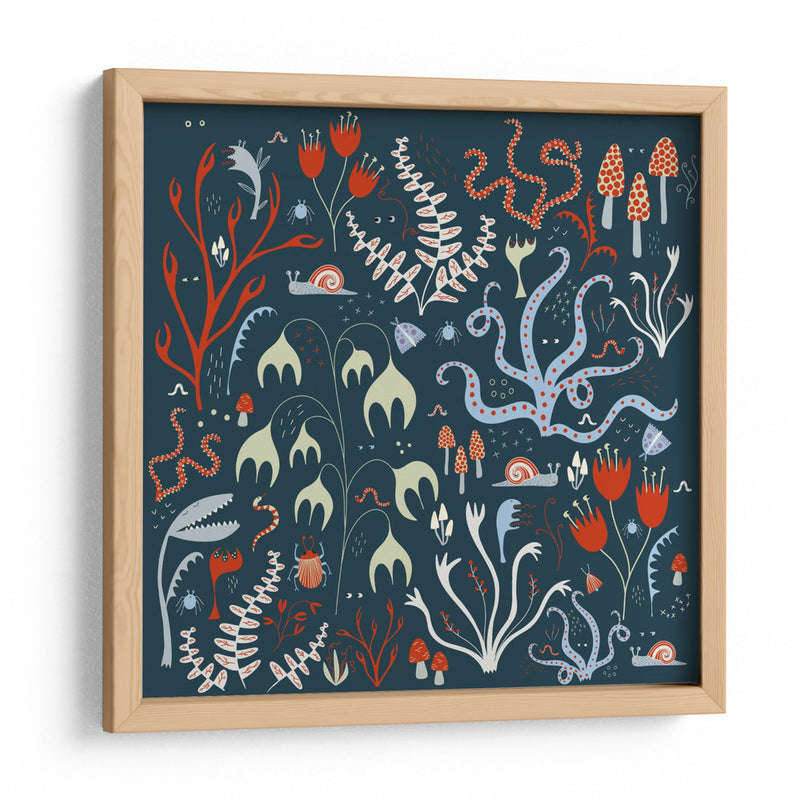 Bosque de plantas carnívoras - Nic Squirrell | Cuadro decorativo de Canvas Lab