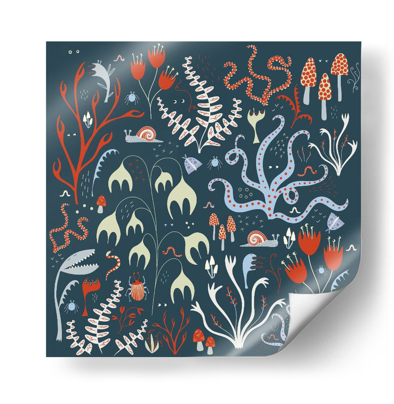 Bosque de plantas carnívoras - Nic Squirrell | Cuadro decorativo de Canvas Lab