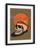 Calavera con pañuelo rojo - Nicholas | Cuadro decorativo de Canvas Lab