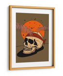 Calavera con pañuelo rojo - Nicholas | Cuadro decorativo de Canvas Lab