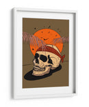 Calavera con pañuelo rojo - Nicholas | Cuadro decorativo de Canvas Lab