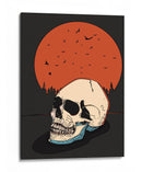 Cráneo y el silencio de las alas - Nicholas | Cuadro decorativo de Canvas Lab