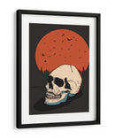 Cráneo y el silencio de las alas - Nicholas | Cuadro decorativo de Canvas Lab