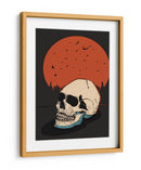 Cráneo y el silencio de las alas - Nicholas | Cuadro decorativo de Canvas Lab