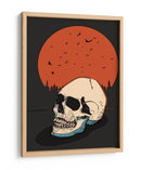 Cráneo y el silencio de las alas - Nicholas | Cuadro decorativo de Canvas Lab