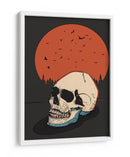 Cráneo y el silencio de las alas - Nicholas | Cuadro decorativo de Canvas Lab