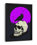 Cráneo y cuervo - Nicholas | Cuadro decorativo de Canvas Lab