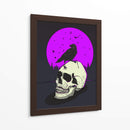 Cráneo y cuervo - Nicholas | Cuadro decorativo de Canvas Lab