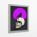 Cráneo y cuervo - Nicholas | Cuadro decorativo de Canvas Lab