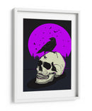 Cráneo y cuervo - Nicholas | Cuadro decorativo de Canvas Lab