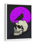 Cráneo y cuervo - Nicholas | Cuadro decorativo de Canvas Lab