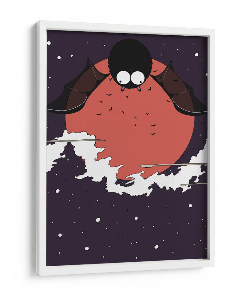 Maravilla de murciélago iluminada por la luna - Nicholas | Cuadro decorativo de Canvas Lab