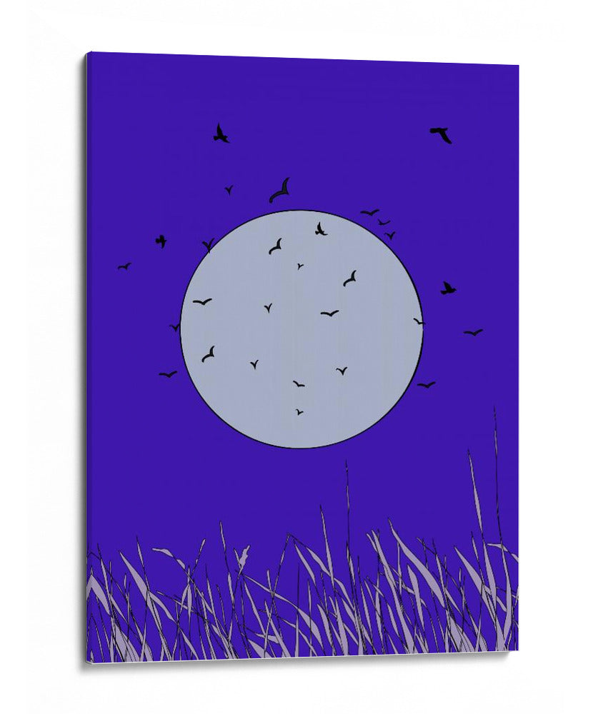 Murciélagos a la luz de la luna - Nicholas | Cuadro decorativo de Canvas Lab