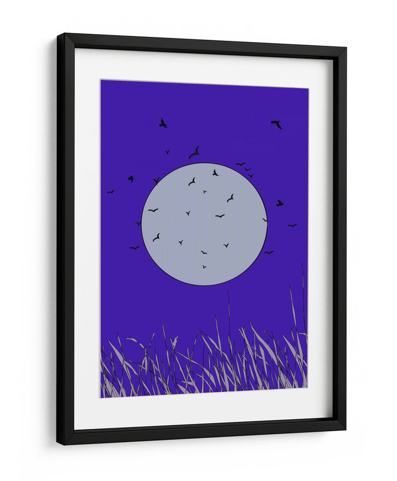 Murciélagos a la luz de la luna - Nicholas | Cuadro decorativo de Canvas Lab