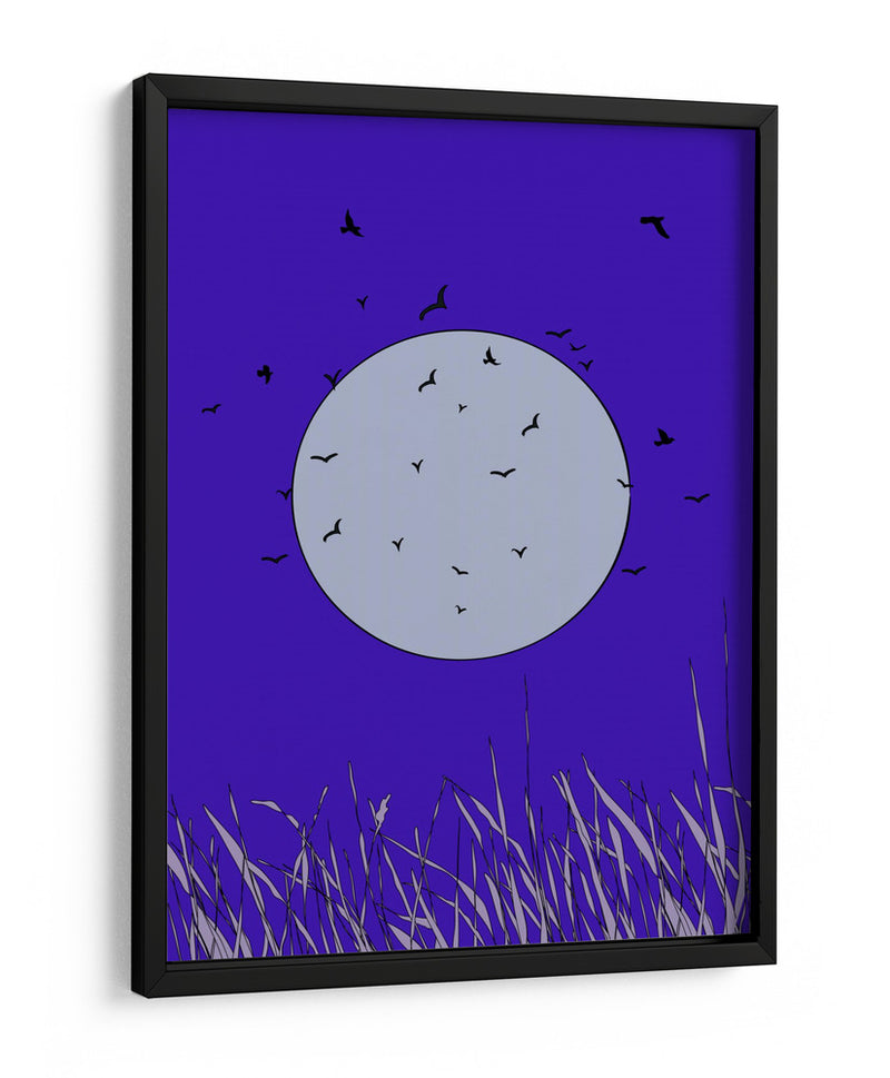 Murciélagos a la luz de la luna - Nicholas | Cuadro decorativo de Canvas Lab