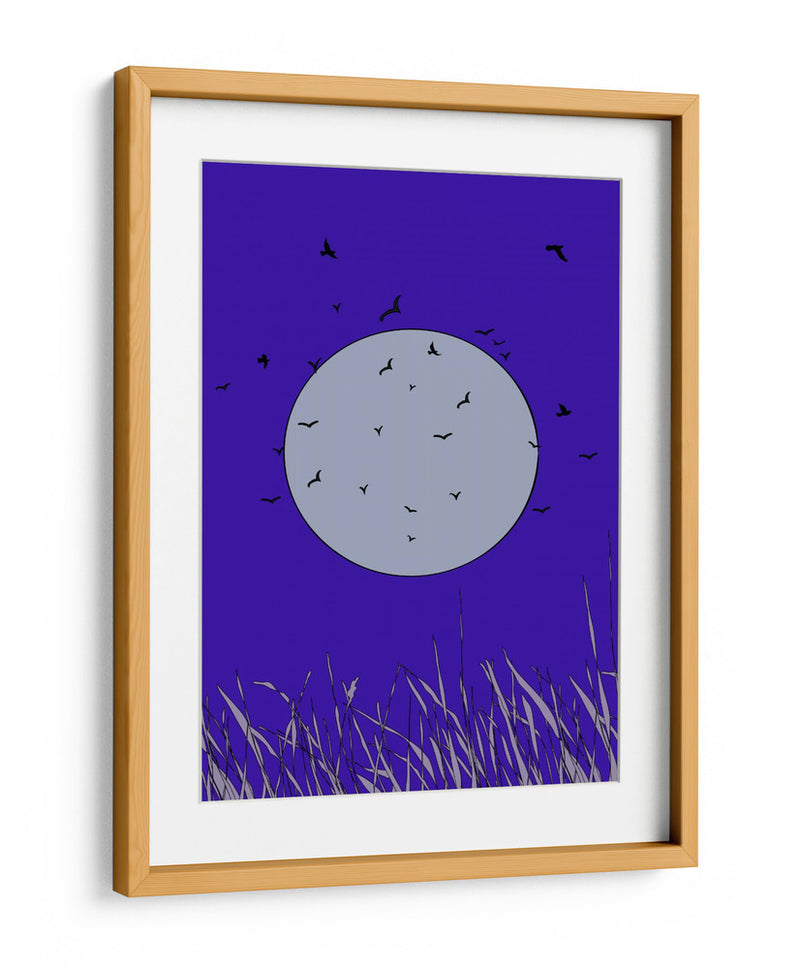 Murciélagos a la luz de la luna - Nicholas | Cuadro decorativo de Canvas Lab