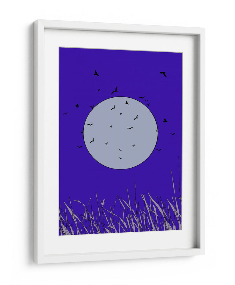 Murciélagos a la luz de la luna - Nicholas | Cuadro decorativo de Canvas Lab