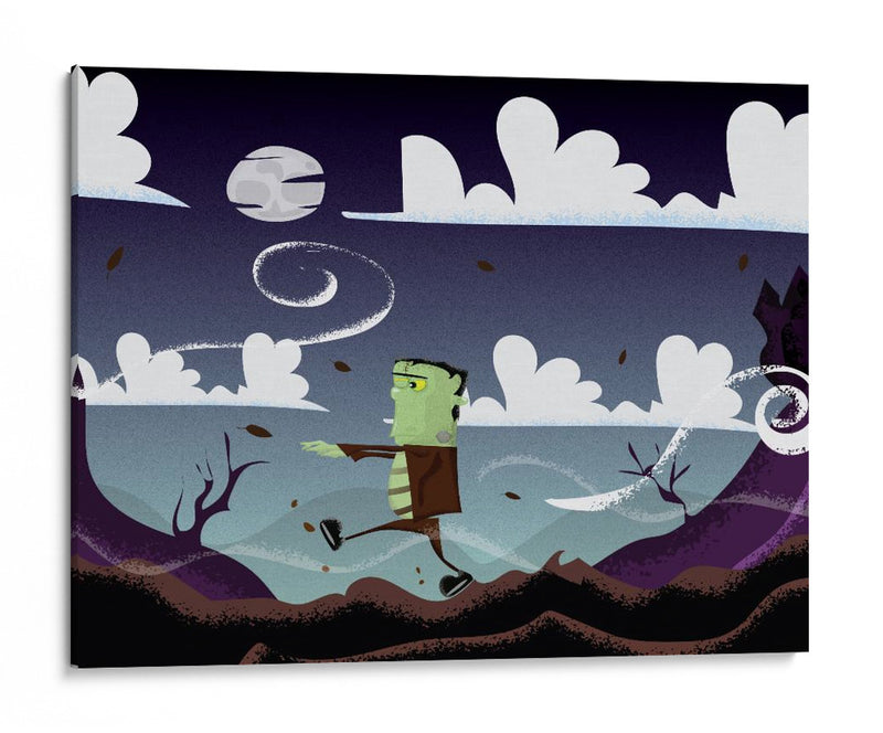 Marzo iluminado por la luna - Nicholas | Cuadro decorativo de Canvas Lab