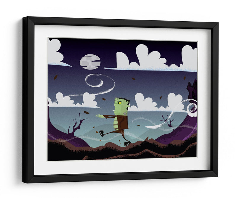 Marzo iluminado por la luna - Nicholas | Cuadro decorativo de Canvas Lab