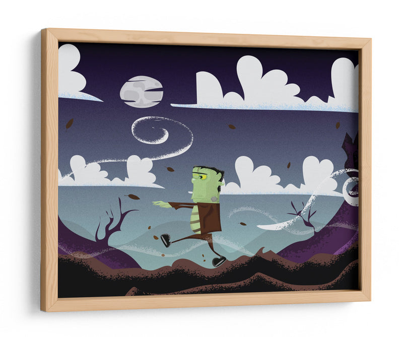 Marzo iluminado por la luna - Nicholas | Cuadro decorativo de Canvas Lab