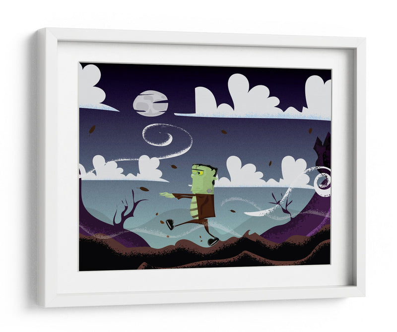 Marzo iluminado por la luna - Nicholas | Cuadro decorativo de Canvas Lab