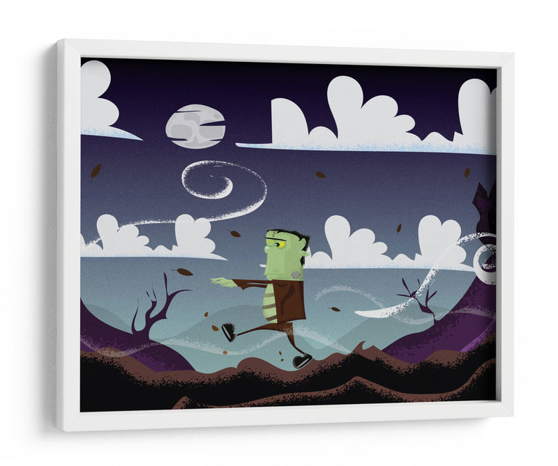 Marzo iluminado por la luna - Nicholas | Cuadro decorativo de Canvas Lab