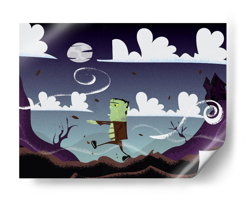 Marzo iluminado por la luna - Nicholas | Cuadro decorativo de Canvas Lab