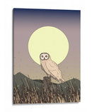 Búho a la luz de la luna - Nicholas | Cuadro decorativo de Canvas Lab