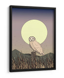 Búho a la luz de la luna - Nicholas | Cuadro decorativo de Canvas Lab