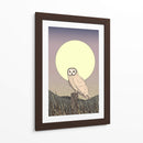 Búho a la luz de la luna - Nicholas | Cuadro decorativo de Canvas Lab