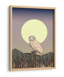 Búho a la luz de la luna - Nicholas | Cuadro decorativo de Canvas Lab