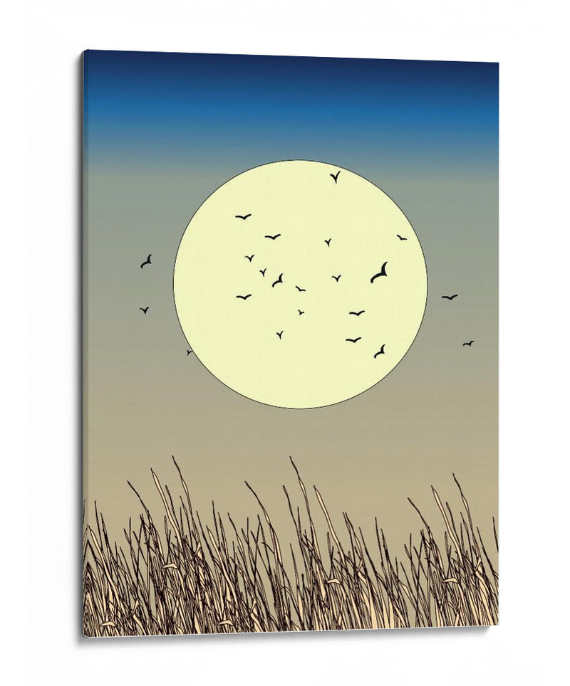Siluetas de pájaros en vuelo - Nicholas | Cuadro decorativo de Canvas Lab
