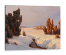 Carl Kenzler - Paisaje invernal bajo el sol - Jolly and Dash | Cuadro decorativo de Canvas Lab
