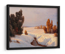 Carl Kenzler - Paisaje invernal bajo el sol - Jolly and Dash | Cuadro decorativo de Canvas Lab