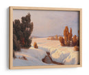 Carl Kenzler - Paisaje invernal bajo el sol - Jolly and Dash | Cuadro decorativo de Canvas Lab