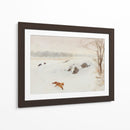 Bruno Liljefors - Cazador en un puesto en el paisaje invernal 1893 - Jolly and Dash | Cuadro decorativo de Canvas Lab