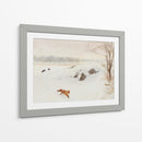 Bruno Liljefors - Cazador en un puesto en el paisaje invernal 1893 - Jolly and Dash | Cuadro decorativo de Canvas Lab