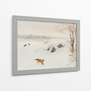 Bruno Liljefors - Cazador en un puesto en el paisaje invernal 1893 - Jolly and Dash | Cuadro decorativo de Canvas Lab