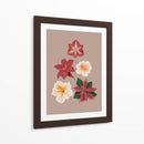Flores de Navidad - Anis Illustration | Cuadro decorativo de Canvas Lab