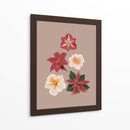 Flores de Navidad - Anis Illustration | Cuadro decorativo de Canvas Lab