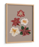 Flores de Navidad - Anis Illustration | Cuadro decorativo de Canvas Lab